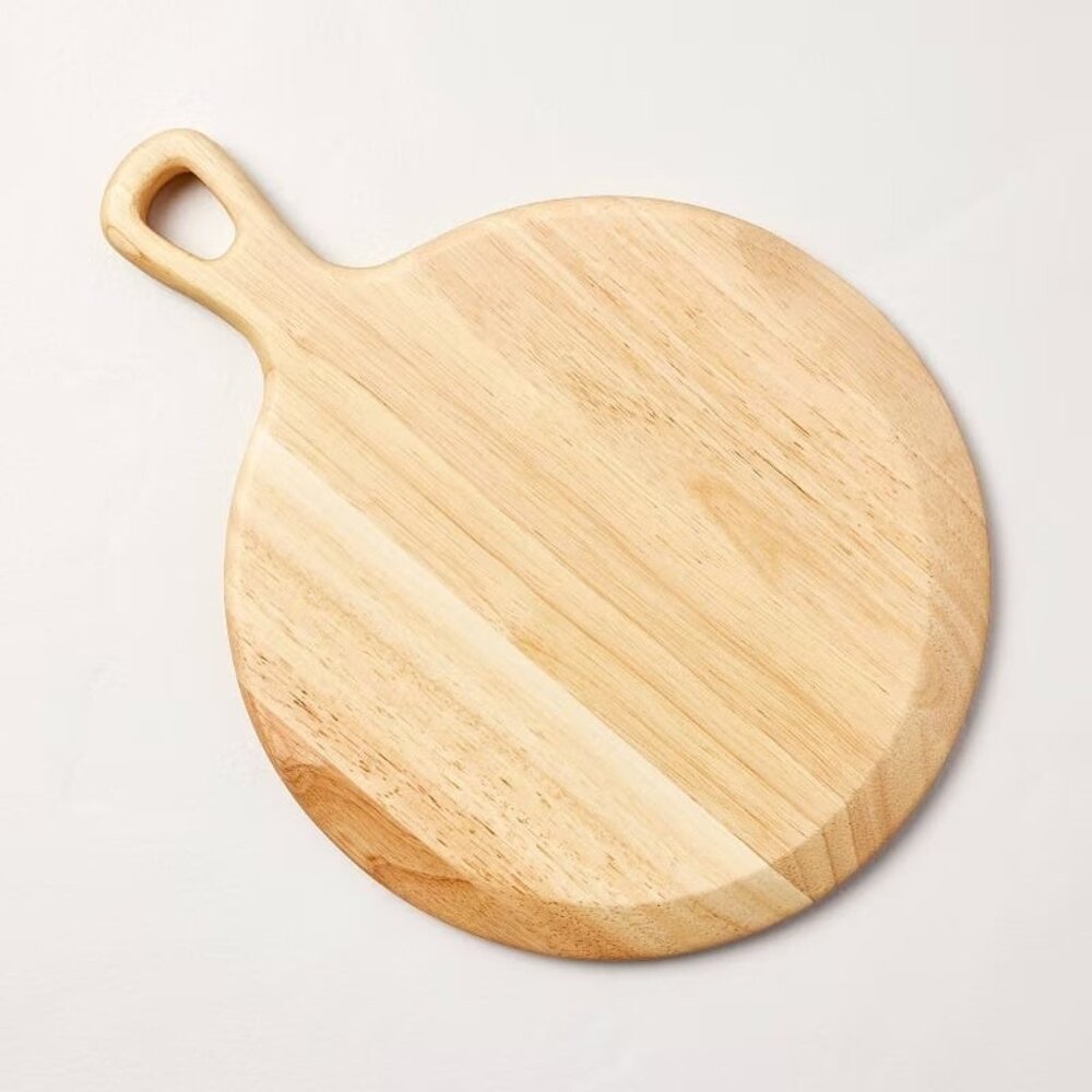 10" Round Wooden Paddle Serving Board - Hearth & Hand™ with Magnolia" "